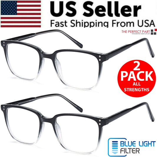 2 Pack Blue Light Blocking Glasses